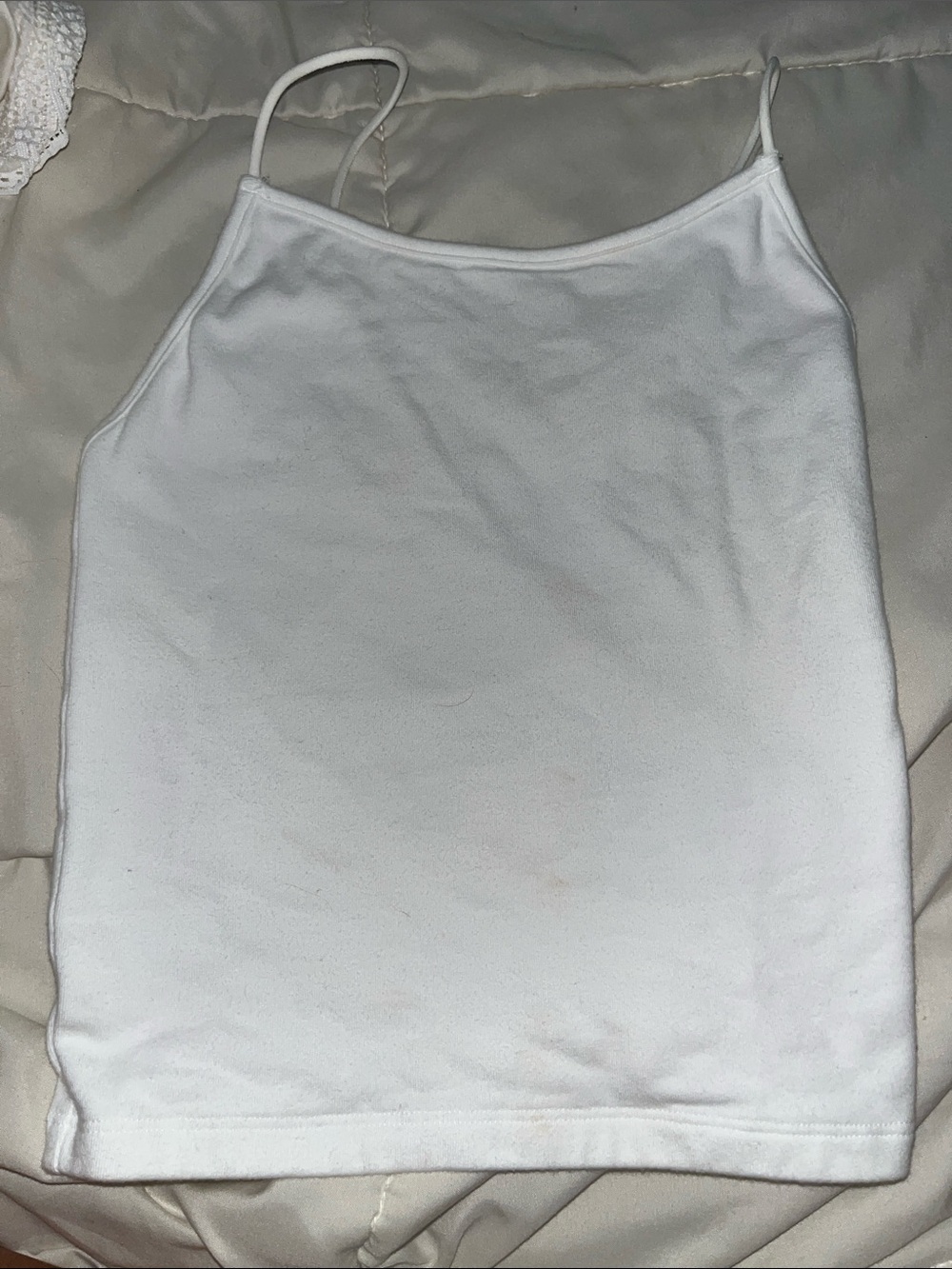 American Eagle Outfitters White Spaghetti Strap Cami